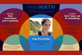 Frontiers in Mathematics Colloquium Lisa Piccirillo